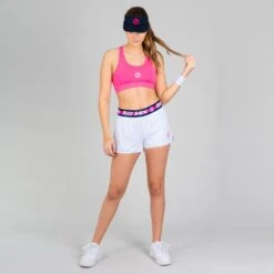 Bidi Badu Jude Tech Bra (Women's) - Pink -Tennis Clothing Store W134024193 PK JudeBra 3