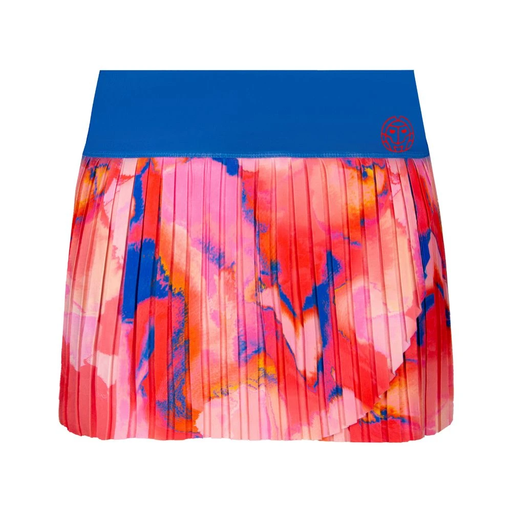 Bidi Badu Inaya Tech Plissee Skort (Women's) - Red/Blue 1 Bidi Badu Inaya Tech Plissee Skort (Women's) - Red/Blue