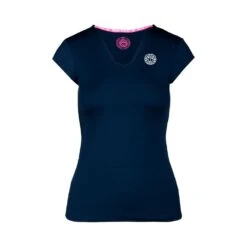 Bidi Badu Bella 2.0 Tech V-Neck Tee (Women's) - Dark Blue