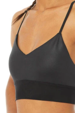 Alo Lavish Bra (Women's) - Black (Available Size: M, L) -Tennis Clothing Store W9074R 00955 1 7 750x 9818a7fa 05ac 48fc a2b9 7c9e9f9c6457