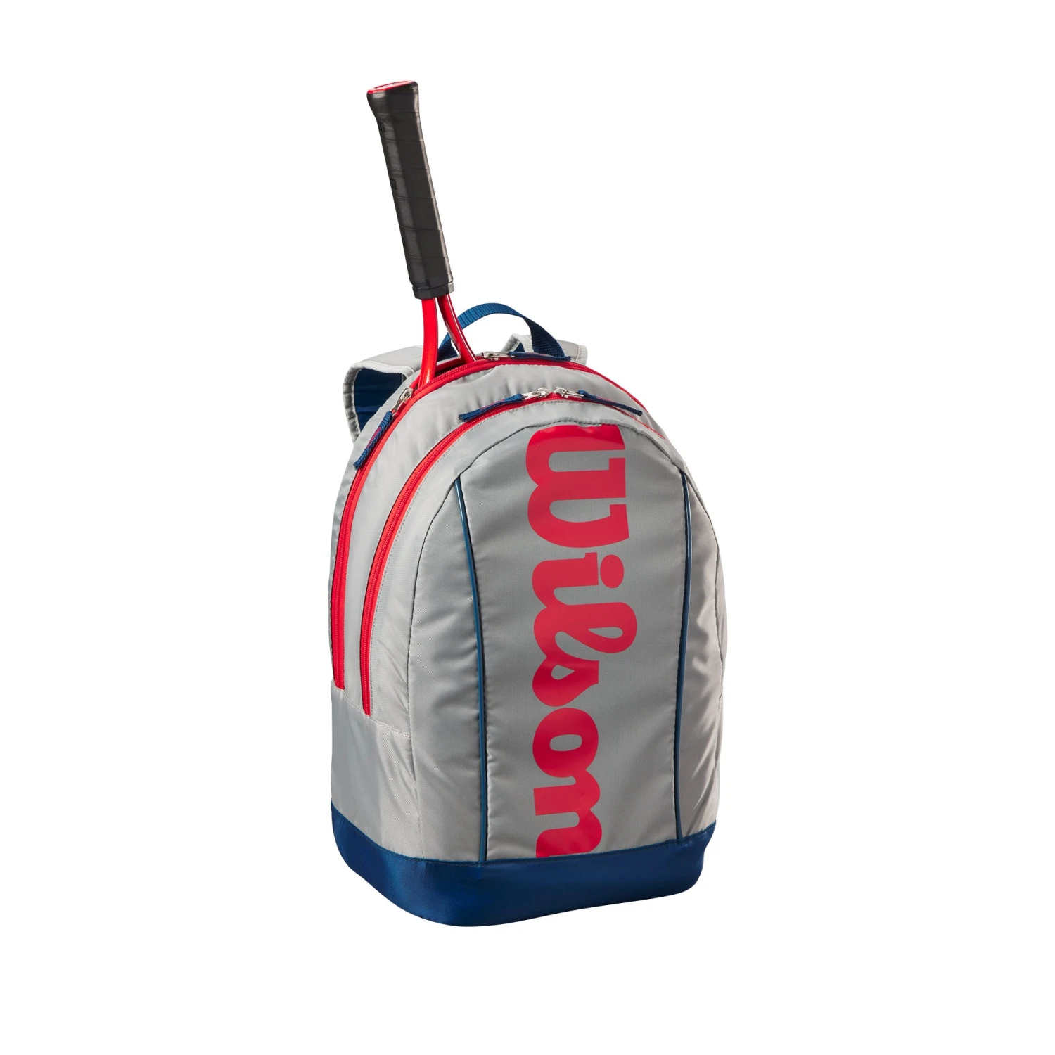 Wilson Junior Backpack - Light Grey/Red/Blue 3 Wilson Junior Backpack - Light Grey/Red/Blue - Image 3