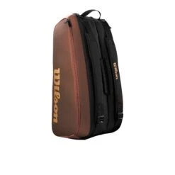 Wilson Pro Staff V14 Super Tour 9 Pack Bag - Desert Bronze -Tennis Clothing Store WR8024501 2 Super Tour Pro Staff V14 9PK Rust.png.high res