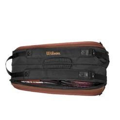 Wilson Pro Staff V14 Super Tour 9 Pack Bag - Desert Bronze -Tennis Clothing Store WR8024501 6 Super Tour Pro Staff V14 9PK Copper.png.high res