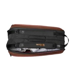 Wilson Pro Staff V14 Super Tour 9 Pack Bag - Desert Bronze -Tennis Clothing Store WR8024501 8 Super Tour Pro Staff V14 9PK Copper.png.high res
