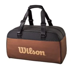 Wilson Pro Staff V14 Super Tour Duffle - Bronze/Black -Tennis Clothing Store WR8025801 1 Super Tour Pro Staff Duffle Copper.png.high res
