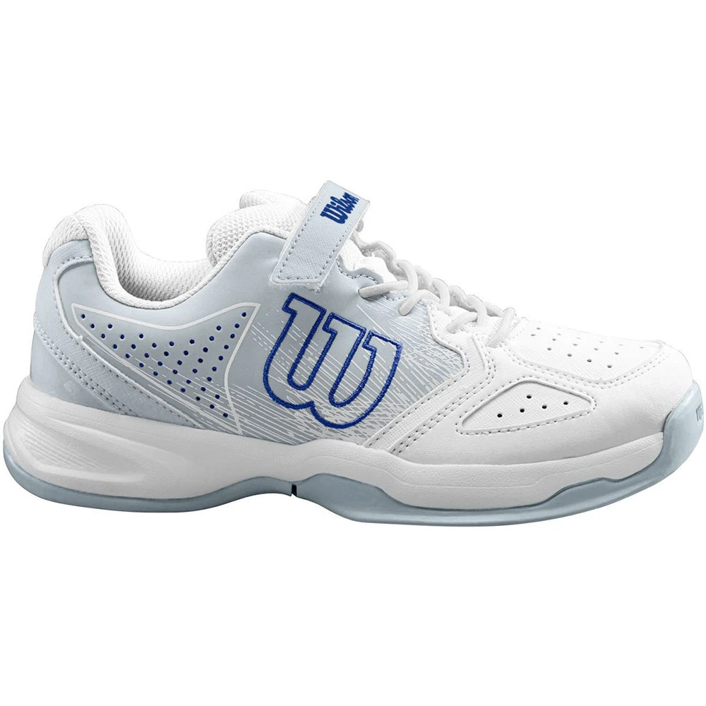 Wilson Kaos K (Junior) - White/Pearl Blue/Dazzling Blue 1 Wilson Kaos K (Junior) - White/Pearl Blue/Dazzling Blue