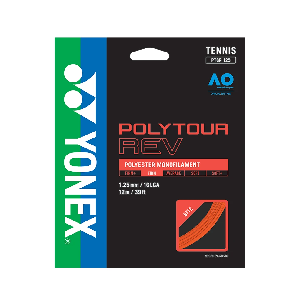 Yonex Poly Tour Rev 125 Pack - Bright Orange 1 Yonex Poly Tour Rev 125 Pack - Bright Orange