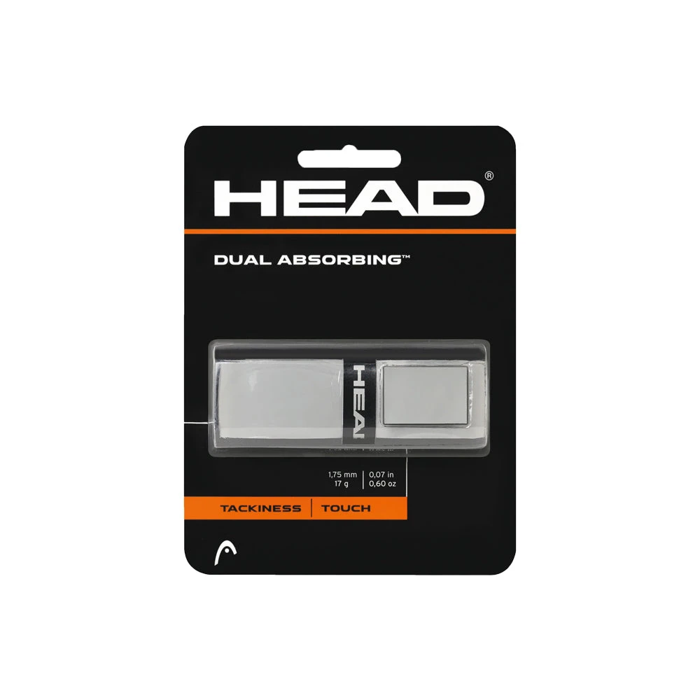 Head Dual Absorbing Grip - Grey 1 Head Dual Absorbing Grip - Grey