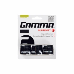 Gamma Supreme Overgrips (3-Pack) - Black
