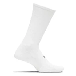 Feetures High Performance Cushion Crew (Unisex) - White