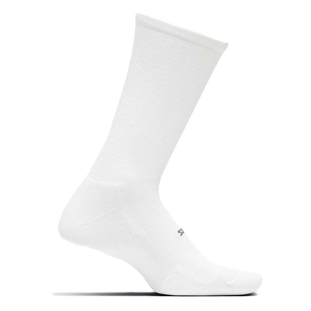 Feetures High Performance Cushion Crew (Unisex) - White 1 Feetures High Performance Cushion Crew (Unisex) - White