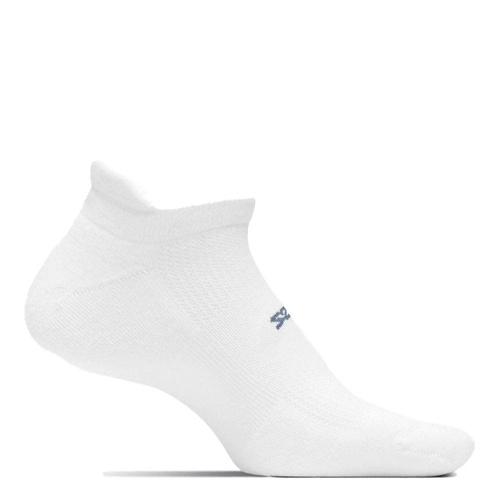 Feetures High Performance Cushion No Show Tab (Unisex) - White 1 Feetures High Performance Cushion No Show Tab (Unisex) - White