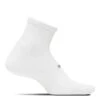 Feetures High Performance Cushion Quarter (Unisex) - White
