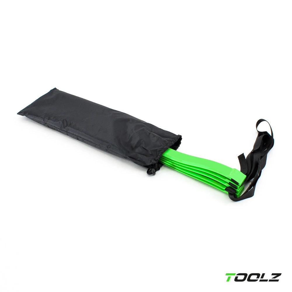 Toolz Agility Ladder (8m) - Black/Green 2 Toolz Agility Ladder (8m) - Black/Green - Image 2