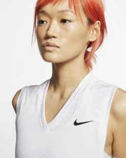 Nike Court Maria Dress (Women's) - White (Available Size: XS) -Tennis Clothing Store nike court maria dress womens white dresses 5