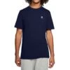 Nike Court Emb Tee (Men's) - Obsidian/Washed Teal