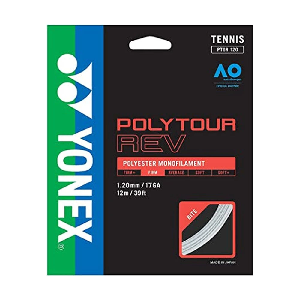 Yonex Poly Tour Rev 120 Pack - White 1 Yonex Poly Tour Rev 120 Pack - White