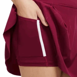 Nike Club Tennis Skirt (Women's) - Pomegranate/Pomegranate -Tennis Clothing Store unnamed 31