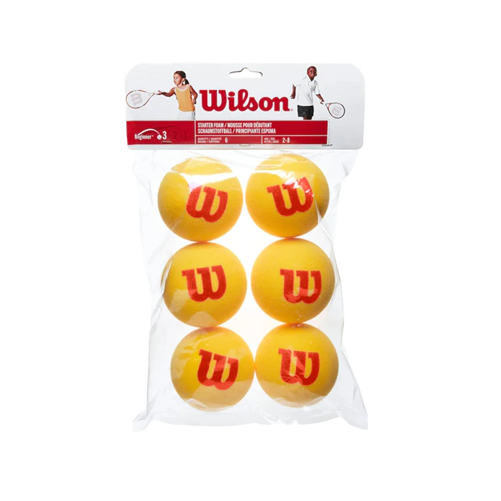 Wilson Foam Tennis Ball - Individual Pack (6-Balls) 1 Wilson Foam Tennis Ball - Individual Pack (6-Balls)